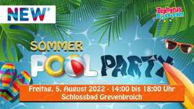 Sommer-Pool-Party